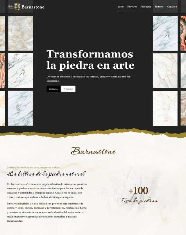 Web de barnastone (Pedra natural)