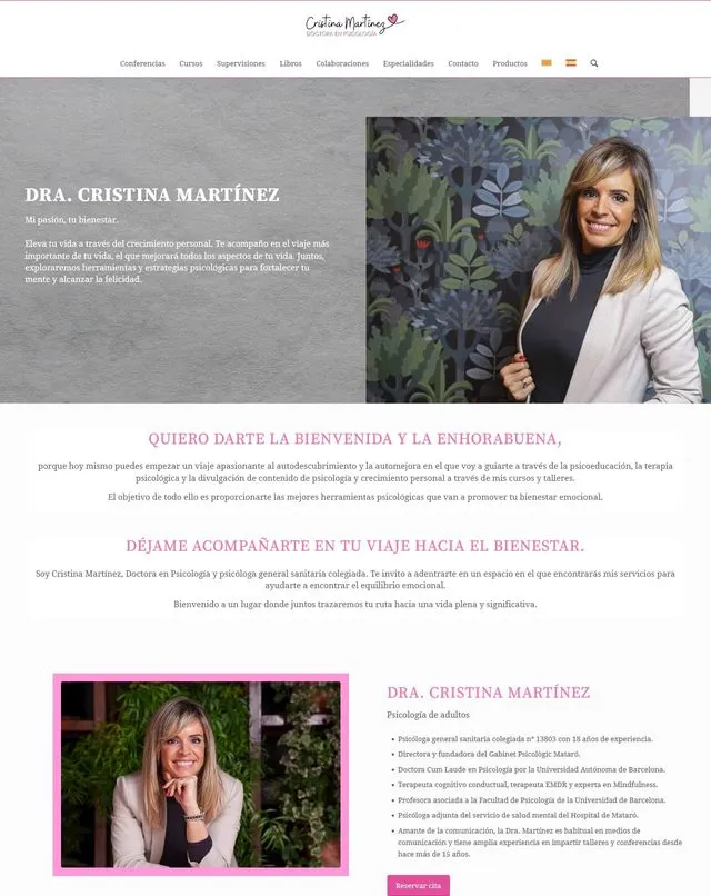Web de Cristina Martinez (Psicòloga)