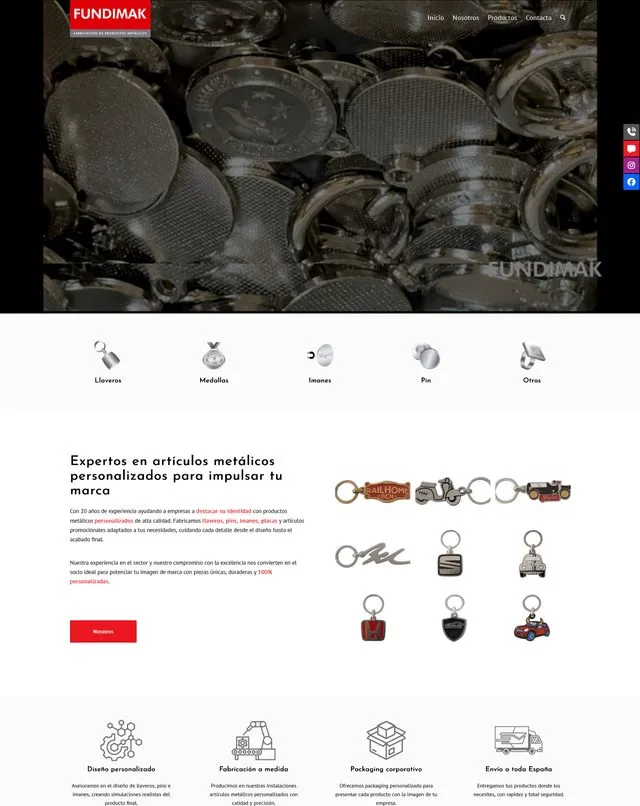 Web de Fundimak (Clauers)