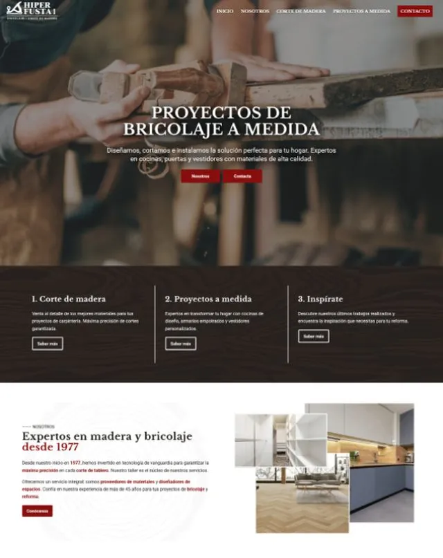 Web de Hiperfusta1 (Bricolatge)