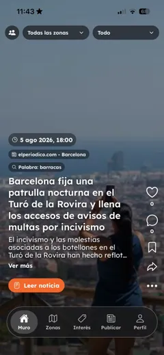 Snurkel: el mur de notícies