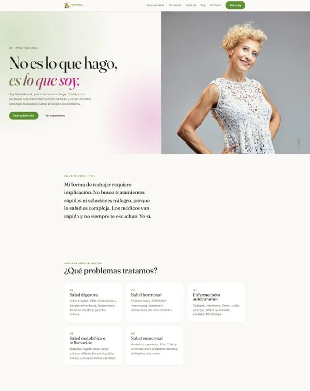 Web de nutreme (Psiconeuroimmunòleg)