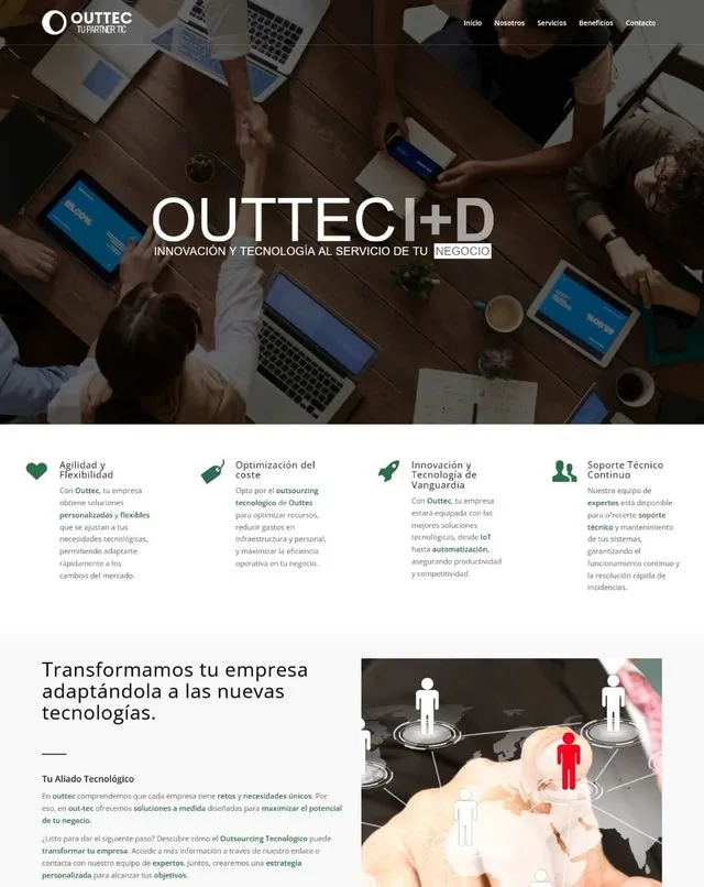 Web de Out-tec (R+D)