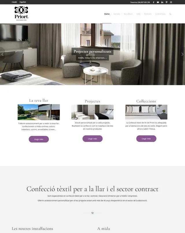 Web de priort (Decoració)